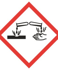 Corrosive Symbol Sign - GHS Diamond