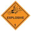 Explosive (1) Hazard Symbol - GHS Diamond Sign