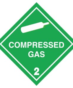 Compressed Gas (2) Hazard Symbol - GHS Diamond Sign