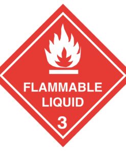 Flammable Liquid (3) Hazard Symbol - GHS Diamond Sign