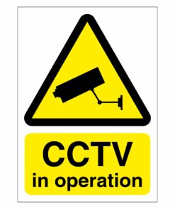 CCTV In Operation Sign