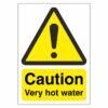 Caution Very Hot Water Sign