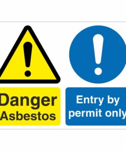 Asbestos Sign