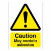 Caution May Contain Asbestos Sign