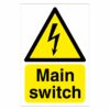Main Switch Sign
