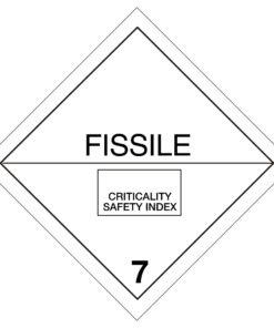 Fissile (7) Hazard Symbol