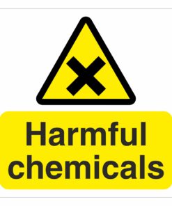 Harmful Chemicals Sign