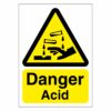 Danger Acid Sign
