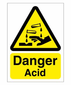 Danger Acid Sign