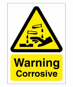 Warning Corrosive Sign