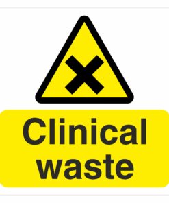 Clinical Waste Sign