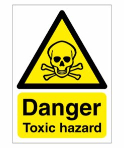 Danger Toxic Hazard Sign