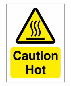 Caution Hot Sign
