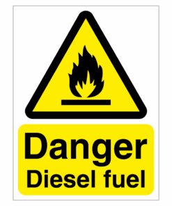 Danger Diesel Fuel Sign