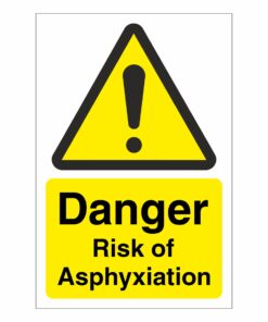 Danger Risk Of Asphyxiation Sign