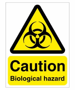 Caution Biological Hazard Sign