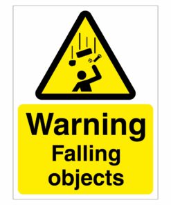 Warning Falling Objects Sign