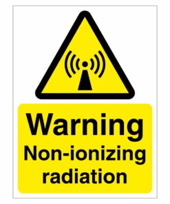Warning Non-Ionizing Radiation Sign