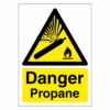 Danger Propane Sign