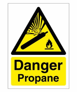 Danger Propane Sign