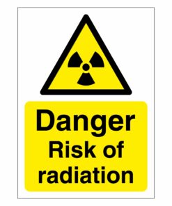 Danger Risk Of Radiation Sign