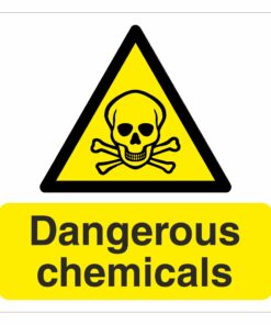 Dangerous Chemicals Sign