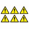 General Warning Symbol - Pack Of 6