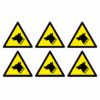 Guard Dog Warning Symbol - Pack Of 6