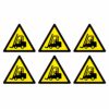 Fork Lift Truck And Other Industrial Vehicles Warning Symbol - Pack Of 6