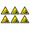 Rapid Movement Of Workpiece In Press Brake Warning Symbol - Pack Of 6