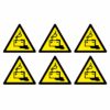 Battery Charging Warning Symbol - Pack Of 6