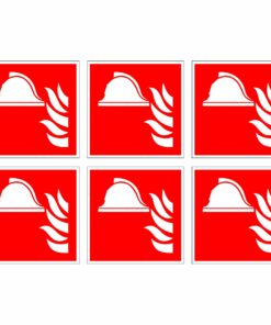 Fire Fighting Equipment Symbol - Pack Of 6