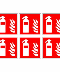 Fire Extinguisher Symbol - Pack Of 6