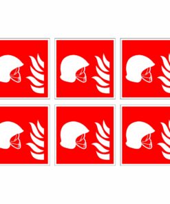 Fire Fighting Equipment Symbol - Pack Of 6