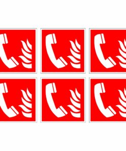 Fire Telephone Symbol - Pack Of 6