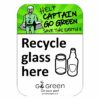 Recycle Glass Here Sign