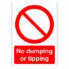 No Dumping Or Tipping Sign