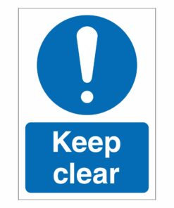 Keep Clear Sign