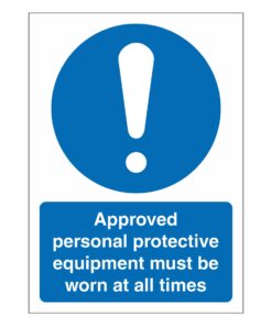 PPE Must Be Worn Sign