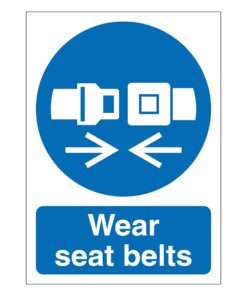 Wear Seat Belts Sign