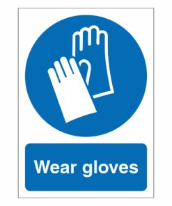 Wear Gloves Sign