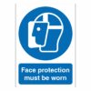 Face Protection Must Be Worn Sign