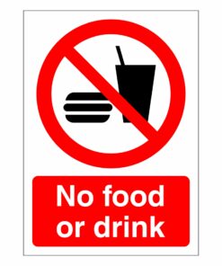 No Food Or Drink Sign