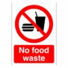 No Food Waste Sign