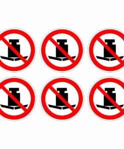 No Heavy Load Symbol - Pack Of 6