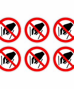 Do Not Reach In Symbol - Pack Of 6