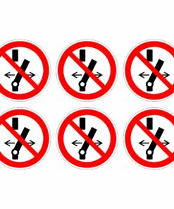 Do Not Alter The State Of The Switch Symbol - Pack Of 6