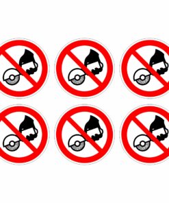 Do Not Use With Hand Held Grinding Machine Symbol - Pack Of 6