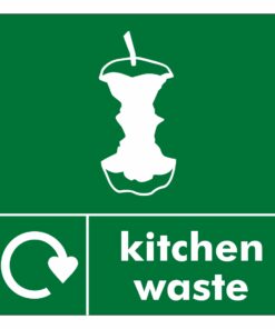 Kitchen Waste Recycling Sign