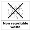 Non Recyclable Waste Sign